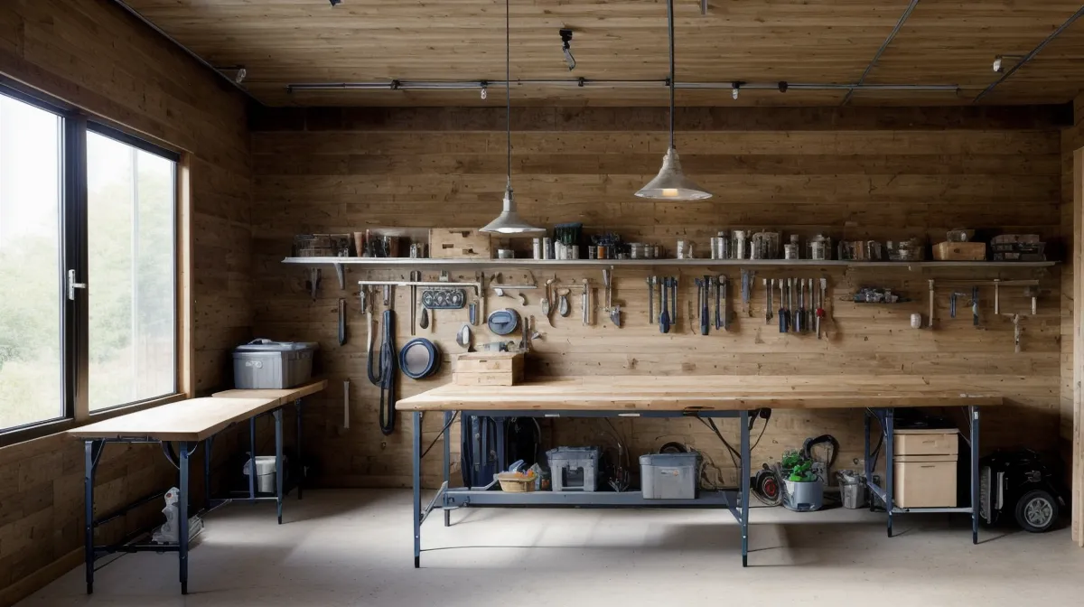 Building a Mobile Workshop Assembly Table Using Garage Shop Plans