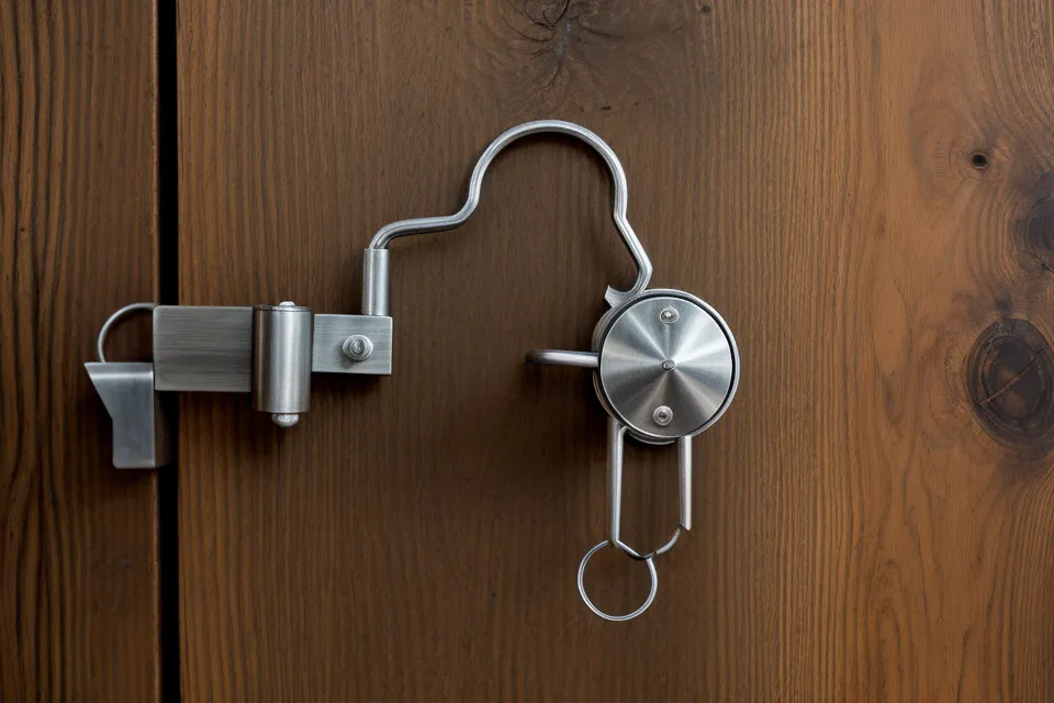 A face clamp securing two boards for a flush pocket hole joint.